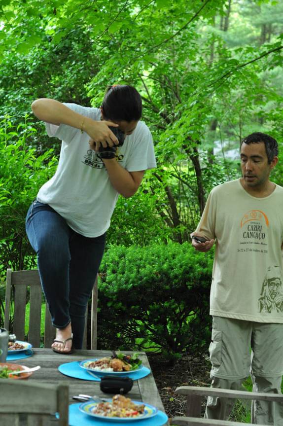 Fotografando a 'comida brasileira', em Princeton Junction, em New Jersey - EUA
